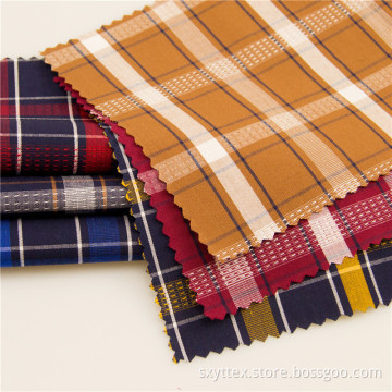 Plaid Yarn Dyed Cotton Dress Fabric Women